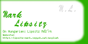 mark lipsitz business card